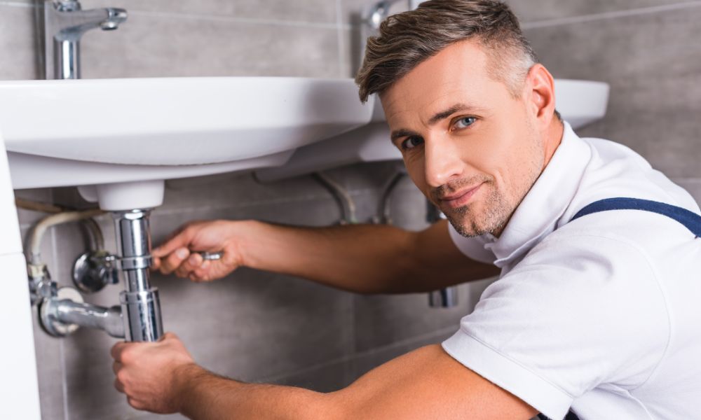 Licensed Adelaide plumber at work